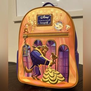 Loungefly Disney Beauty and the Beast Ballroom Scene Mini Backpack